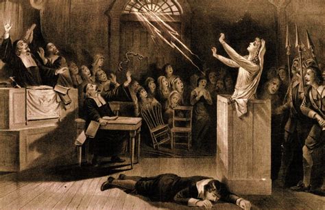 Witch trial painting